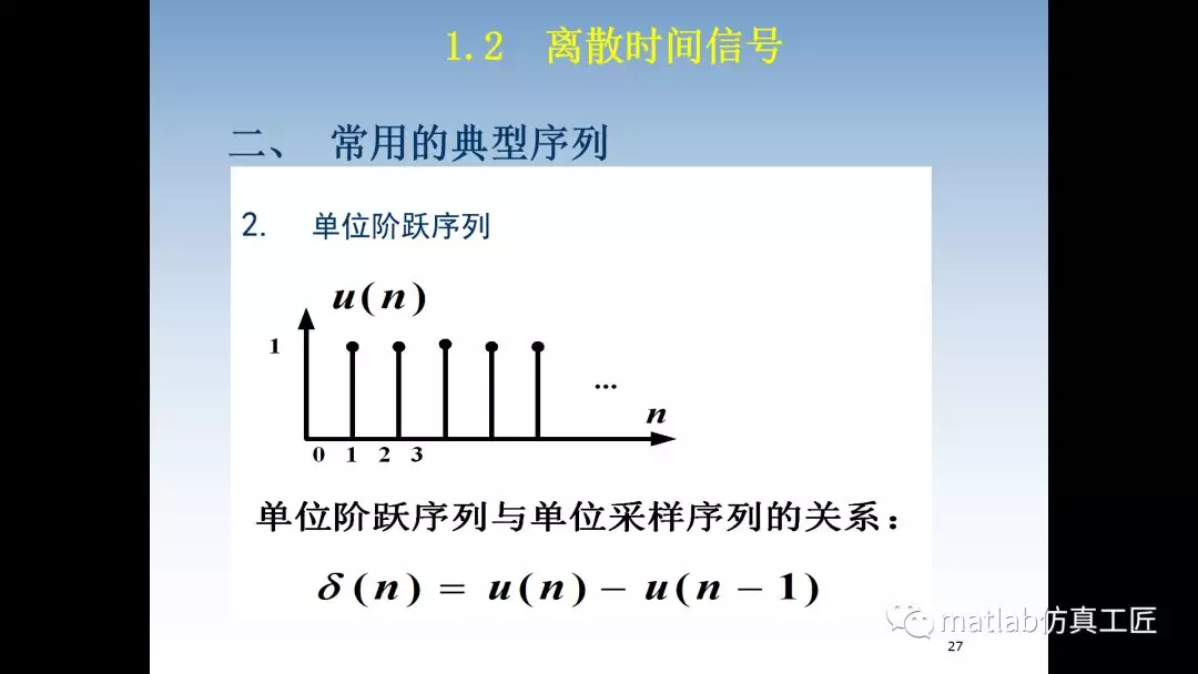 数字信号处理 第一章 离散时间信号和系统（2）的图2